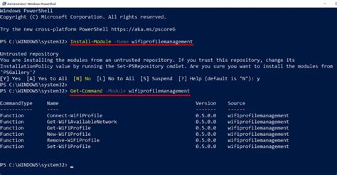 Drop the root folder in your PSModulePath, remove the branch name (ex. . Powershell get wifi ssid